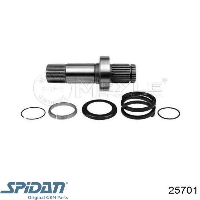 Wał napędowy półosi pośredni GKN-Spidan 25701 cena, od 47,40 USD