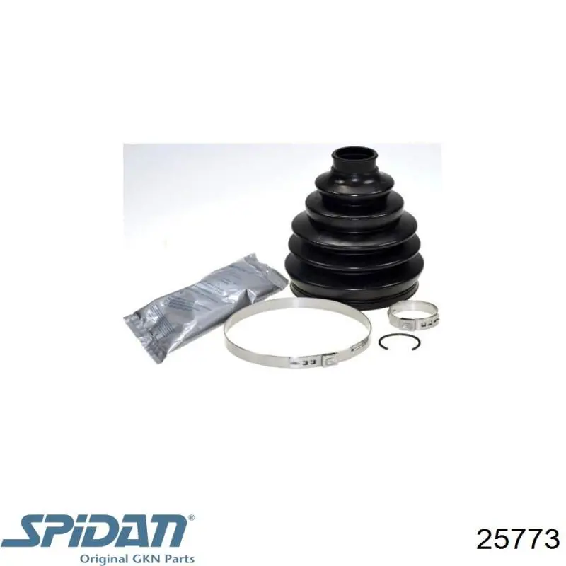 Do koszyka 25773 GKN-Spidan Osłona przegubu homokinetycznego półosi przedniej zewnętrzna