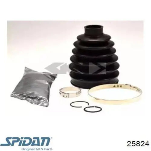 Do koszyka 25824 GKN-Spidan Osłona przegubu homokinetycznego półosi przedniej zewnętrzna