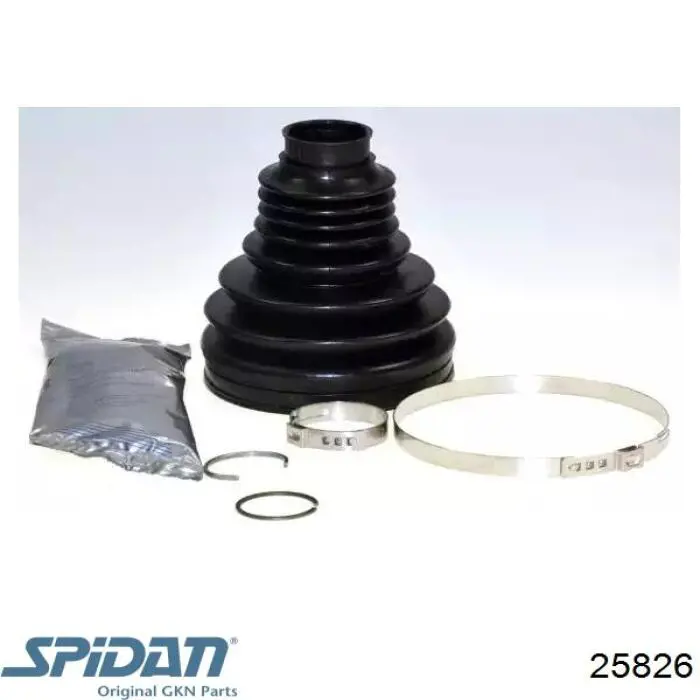 Osłona przegubu homokinetycznego półosi przedniej wewnętrzna GKN-Spidan 25826 cena, od 27,16 USD