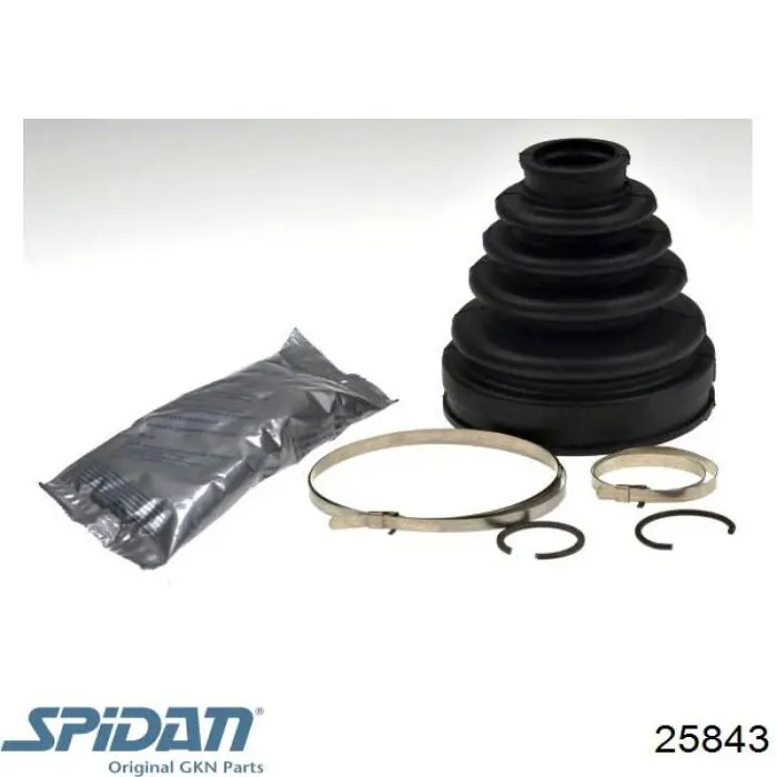 Osłona przegubu homokinetycznego półosi przedniej wewnętrzna prawa GKN-Spidan 25843 cena, od 16,45 USD