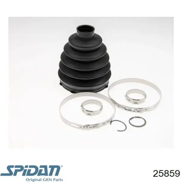Osłona przegubu homokinetycznego półosi przedniej zewnętrzna GKN-Spidan 25859 cena, od 22,04 USD