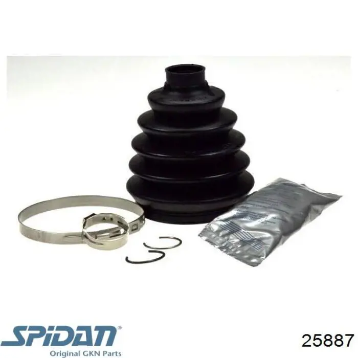25887 GKN-Spidan Osłona przegubu homokinetycznego półosi przedniej zewnętrzna
