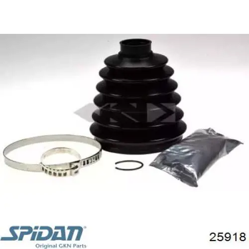 Do koszyka 25918 GKN-Spidan Osłona przegubu homokinetycznego półosi przedniej zewnętrzna