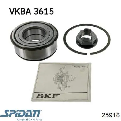 Osłona przegubu homokinetycznego półosi przedniej zewnętrzna GKN-Spidan 25918 cena, od 26,25 USD