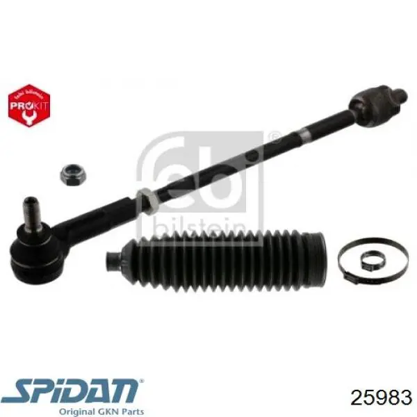 Do koszyka 25983 GKN-Spidan Osłona przegubu homokinetycznego półosi przedniej zewnętrzna