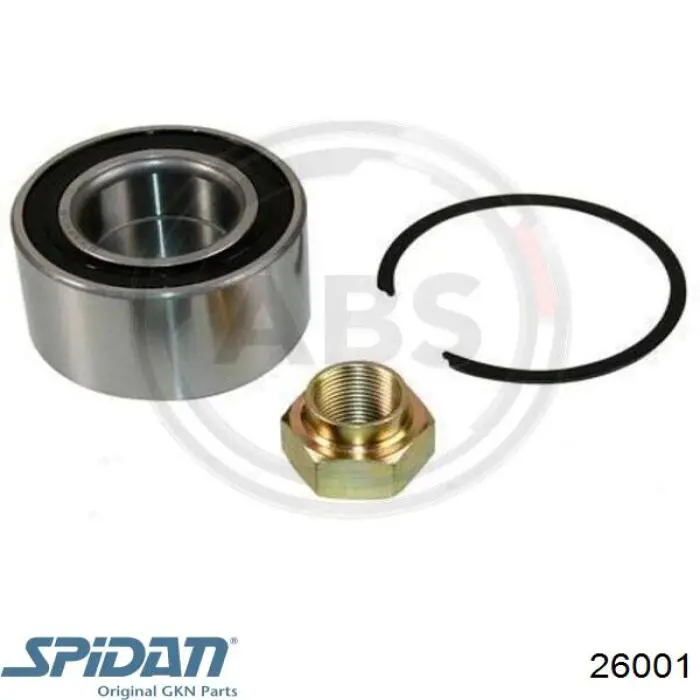 Do koszyka 26001 GKN-Spidan Osłona przegubu homokinetycznego półosi przedniej zewnętrzna