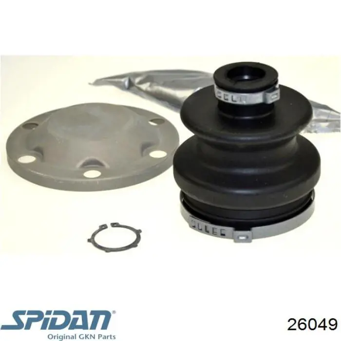 Osłona przegubu homokinetycznego półosi tylnej wewnętrzna GKN-Spidan 26049 cena, od 15,18 USD