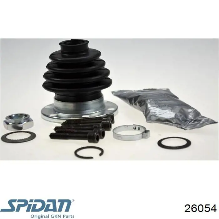Osłona przegubu homokinetycznego półosi przedniej wewnętrzna GKN-Spidan 26054 cena, od 13,69 USD