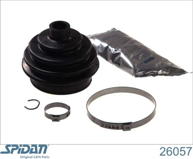Osłona przegubu homokinetycznego półosi przedniej zewnętrzna GKN-Spidan 26057 cena, od 8,37 USD