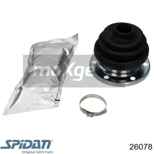 Do koszyka 26078 GKN-Spidan Osłona przegubu półosi tylnej zewnętrzna