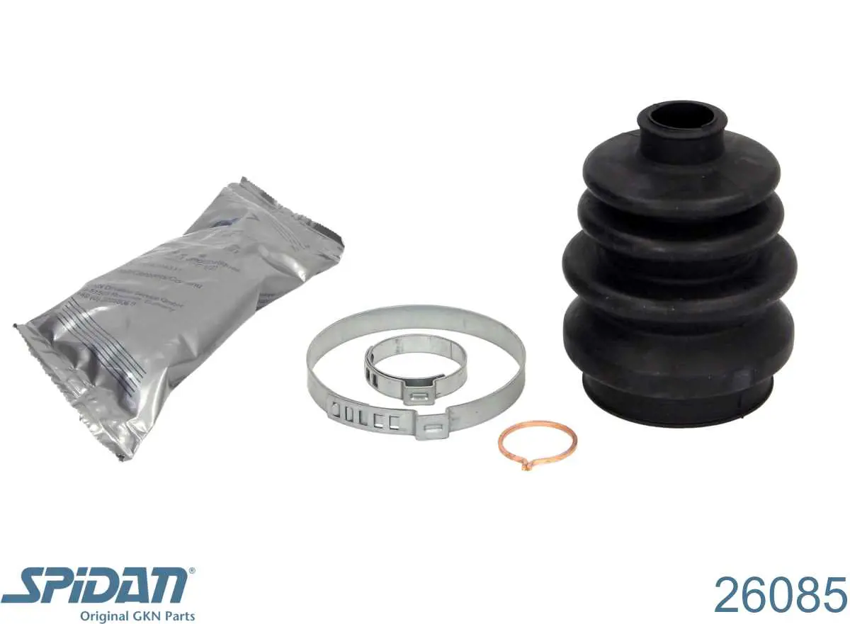 Osłona przegubu homokinetycznego półosi przedniej wewnętrzna GKN-Spidan 26085 cena, od 8,98 USD
