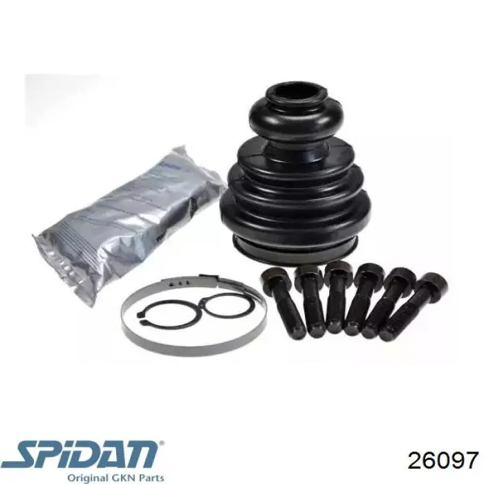 Osłona przegubu homokinetycznego półosi przedniej wewnętrzna GKN-Spidan 26097 cena, od 13,89 USD