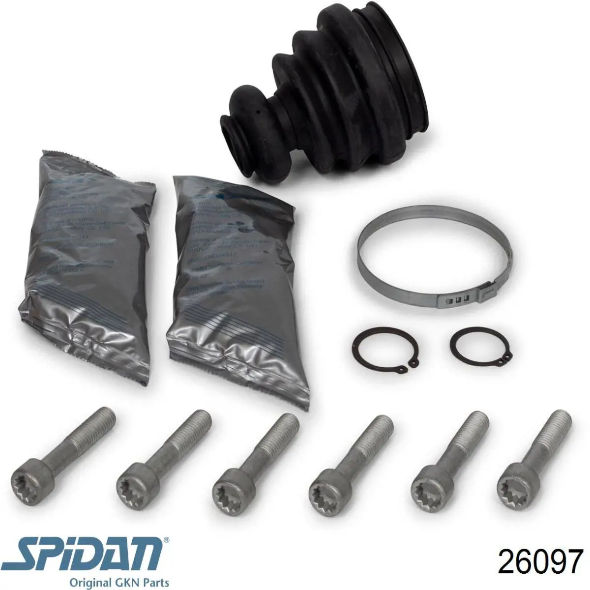 Do koszyka 26097 GKN-Spidan Osłona przegubu homokinetycznego półosi przedniej wewnętrzna