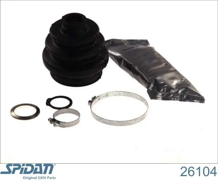 Osłona przegubu półosi tylnej zewnętrzna GKN-Spidan 26104 cena, od 7,57 USD