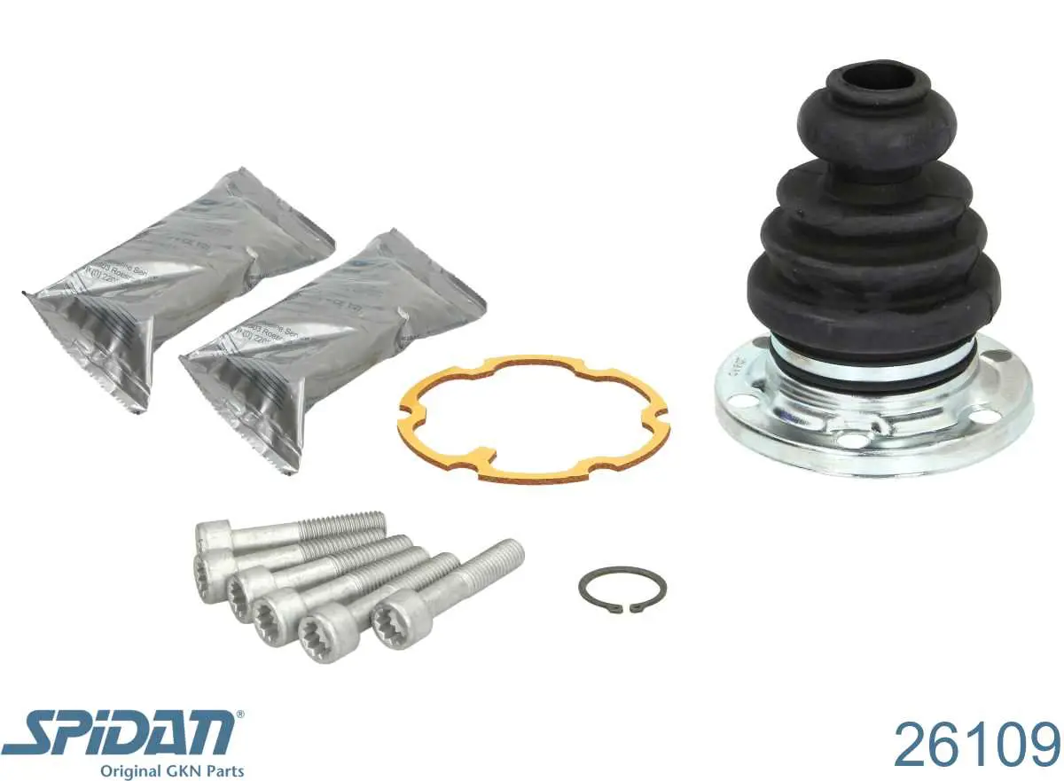 Osłona przegubu homokinetycznego półosi przedniej wewnętrzna GKN-Spidan 26109 cena, od 18,95 USD