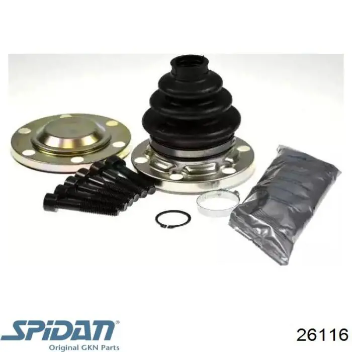 Osłona przegubu półosi tylnej zewnętrzna GKN-Spidan 26116 cena, od 22,91 USD