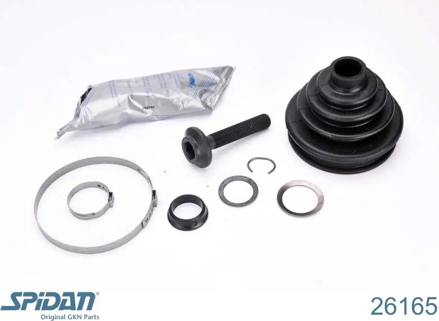 Osłona przegubu homokinetycznego półosi przedniej zewnętrzna GKN-Spidan 26165 cena, od 13,94 USD