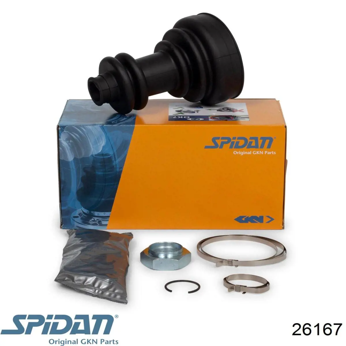 Do koszyka 26167 GKN-Spidan Osłona przegubu homokinetycznego półosi przedniej zewnętrzna