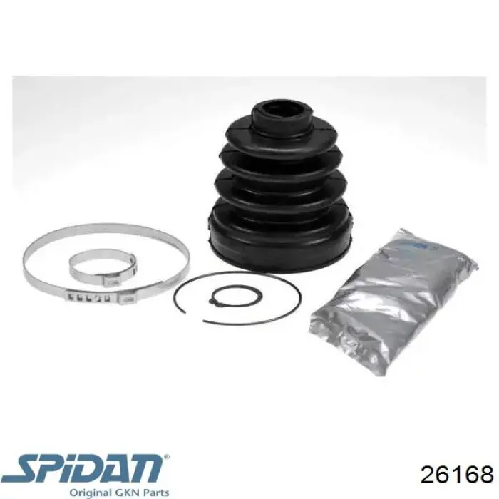 Osłona przegubu homokinetycznego półosi przedniej wewnętrzna GKN-Spidan 26168 cena, od 15,25 USD