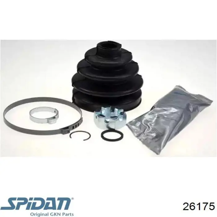 Osłona przegubu homokinetycznego półosi przedniej zewnętrzna GKN-Spidan 26175 cena, od 9,99 USD