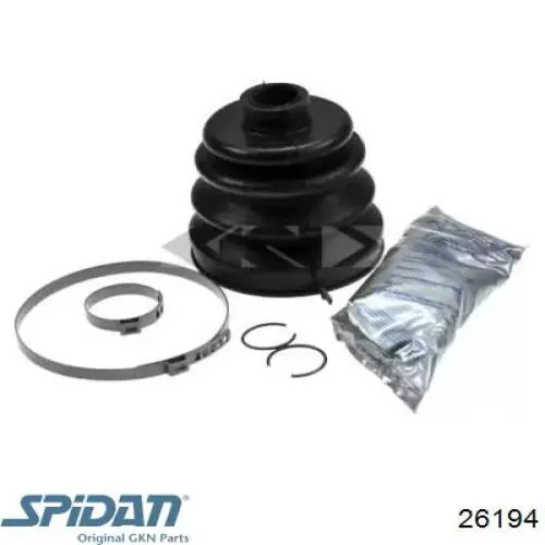 Osłona przegubu homokinetycznego półosi przedniej zewnętrzna GKN-Spidan 26194 cena, od 9,99 USD