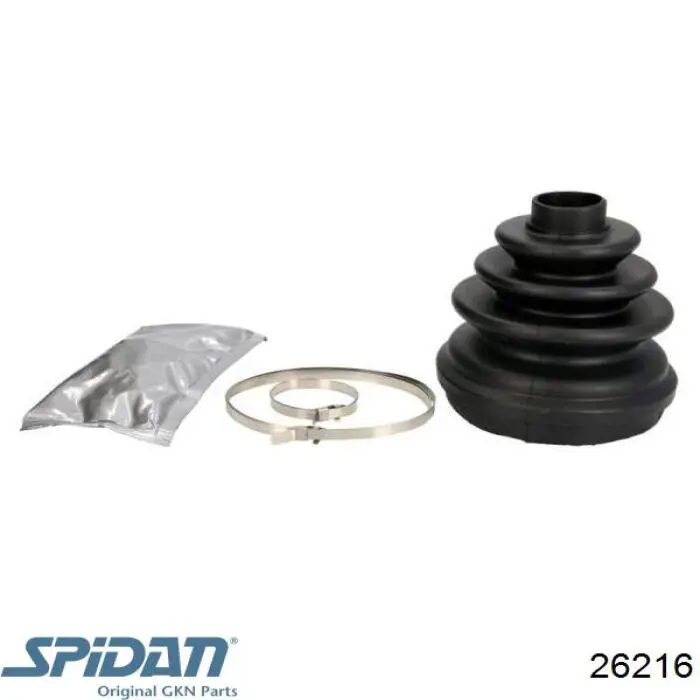 Osłona przegubu homokinetycznego półosi przedniej zewnętrzna GKN-Spidan 26216 cena, od 9,96 USD