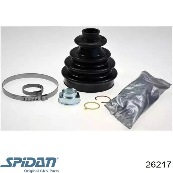 Osłona przegubu homokinetycznego półosi przedniej zewnętrzna GKN-Spidan 26217 cena, od 9,27 USD