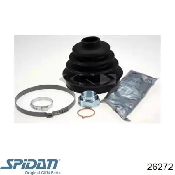 Osłona przegubu homokinetycznego półosi przedniej zewnętrzna GKN-Spidan 26272 cena, od 8,38 USD