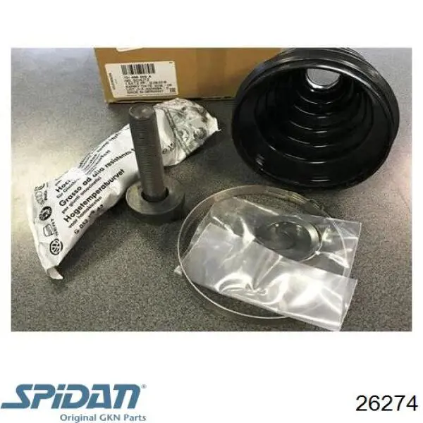 Do koszyka 26274 GKN-Spidan Osłona przegubu homokinetycznego półosi przedniej zewnętrzna