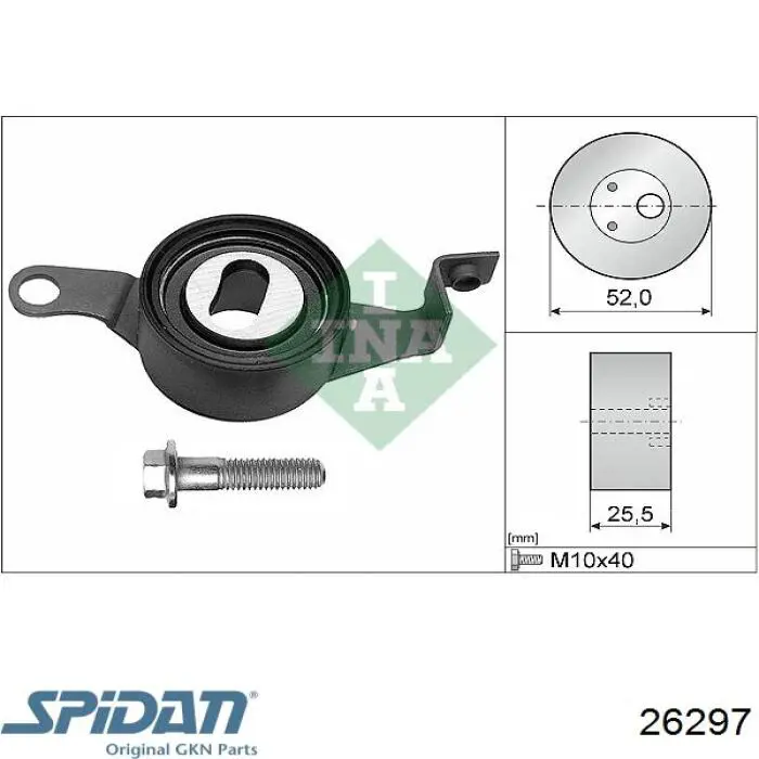 Do koszyka 26297 GKN-Spidan Osłona przegubu homokinetycznego półosi przedniej wewnętrzna