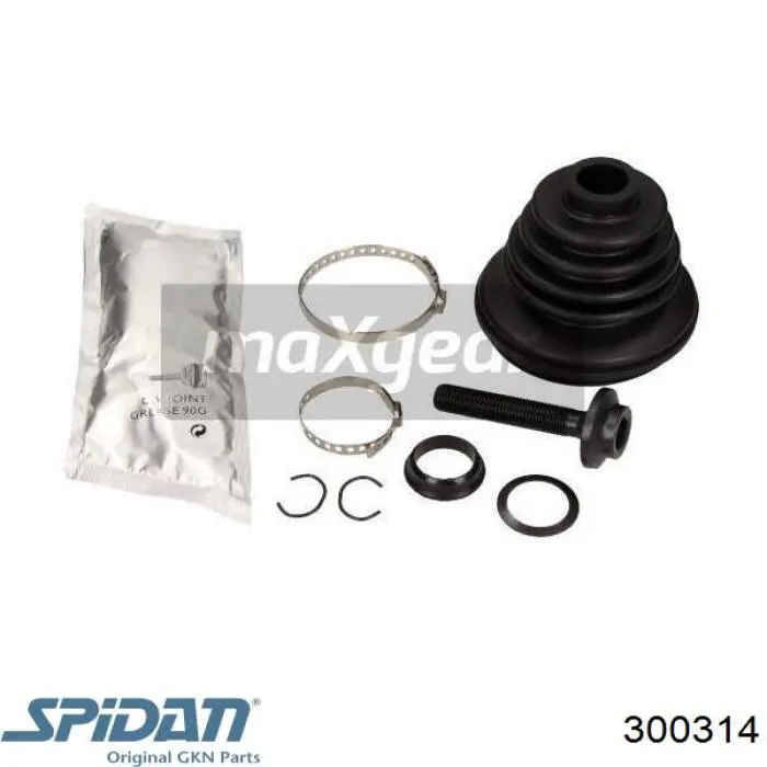 300314 GKN-Spidan Osłona przegubu homokinetycznego półosi przedniej zewnętrzna