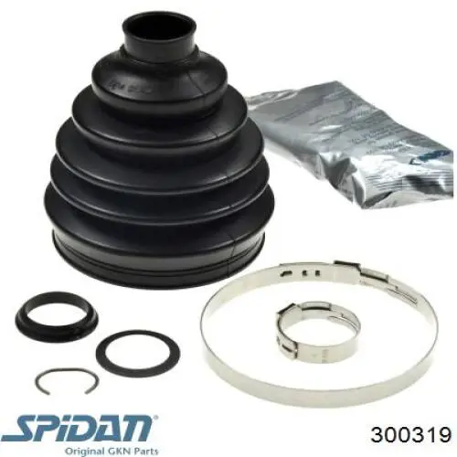 Do koszyka 300319 GKN-Spidan Osłona przegubu homokinetycznego półosi przedniej zewnętrzna