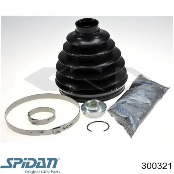 Osłona przegubu homokinetycznego półosi przedniej zewnętrzna 300321 GKN-Spidan