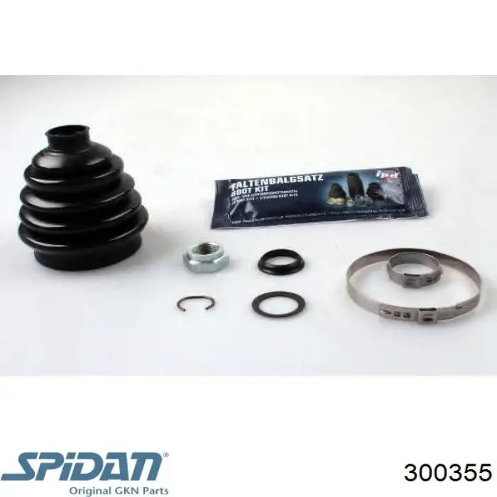 300355 GKN-Spidan Osłona przegubu homokinetycznego półosi przedniej zewnętrzna