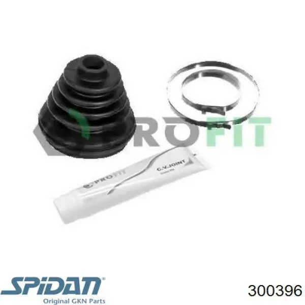 Do koszyka 300396 GKN-Spidan Osłona przegubu homokinetycznego półosi przedniej zewnętrzna
