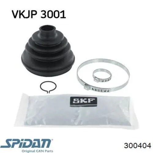 Do koszyka 300404 GKN-Spidan Osłona przegubu homokinetycznego półosi przedniej zewnętrzna