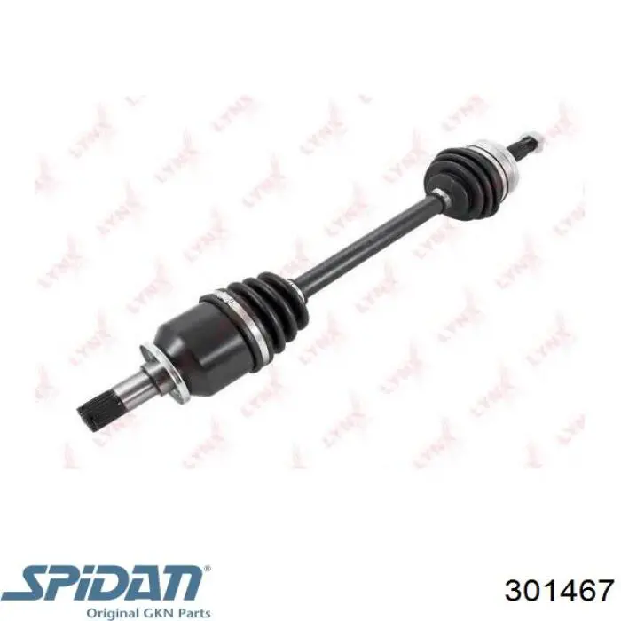 Półoś napędowa przednia lewa GKN-Spidan 301467 cena, od 79,35 USD