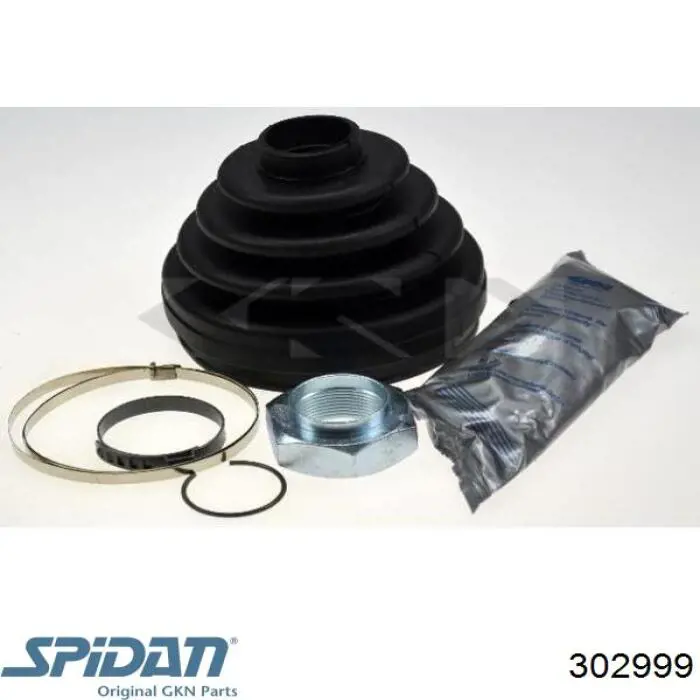 Do koszyka 302999 GKN-Spidan Osłona przegubu homokinetycznego półosi przedniej zewnętrzna