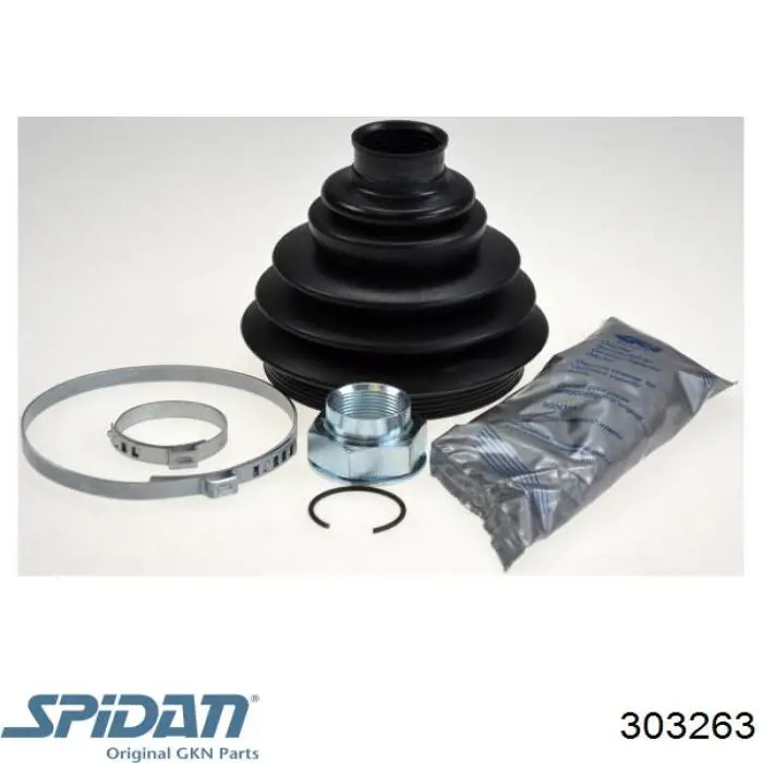 303263 GKN-Spidan Osłona przegubu homokinetycznego półosi przedniej zewnętrzna