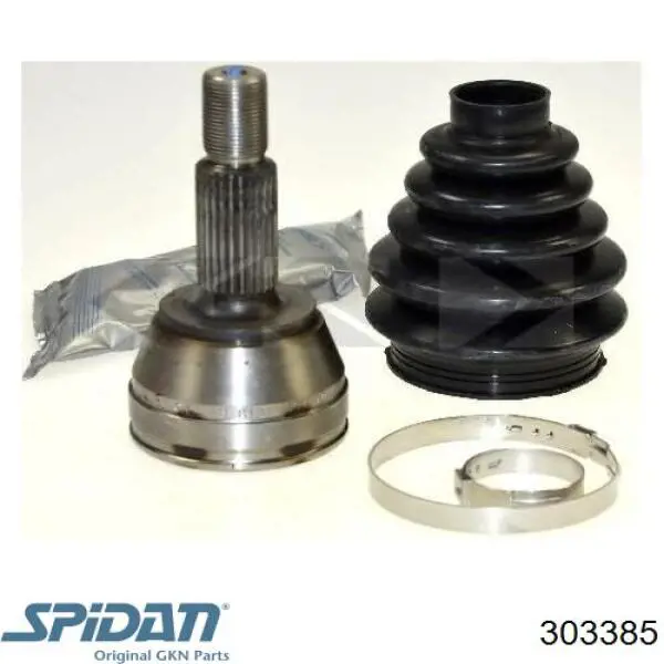 Do koszyka 303385 GKN-Spidan Przegub homokinetyczny przedni zewnętrzny