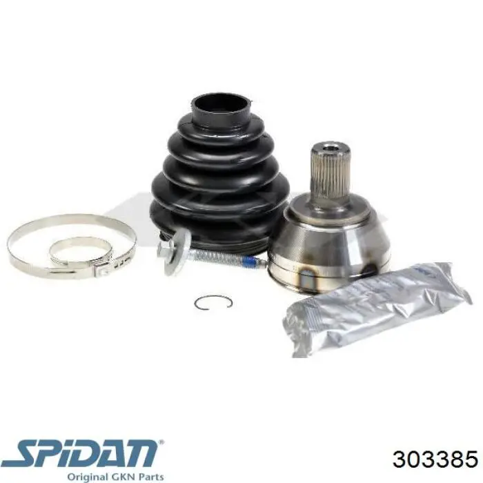 Przegub homokinetyczny przedni zewnętrzny 303385 GKN-Spidan
