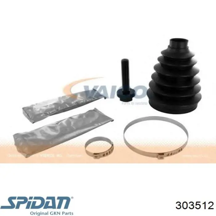 303512 GKN-Spidan Osłona przegubu homokinetycznego półosi przedniej zewnętrzna
