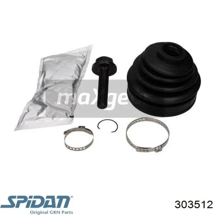 Do koszyka 303512 GKN-Spidan Osłona przegubu homokinetycznego półosi przedniej zewnętrzna