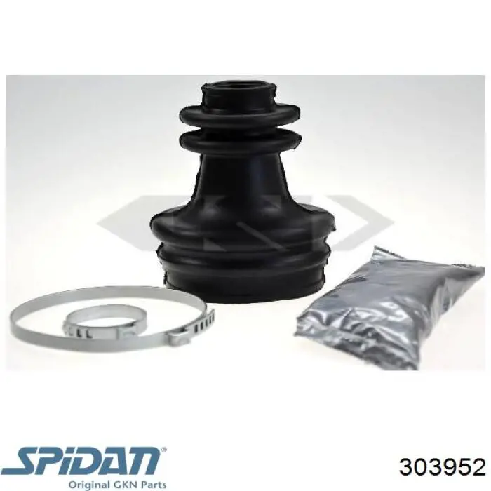 Osłona przegubu homokinetycznego półosi przedniej zewnętrzna 303952 GKN-Spidan