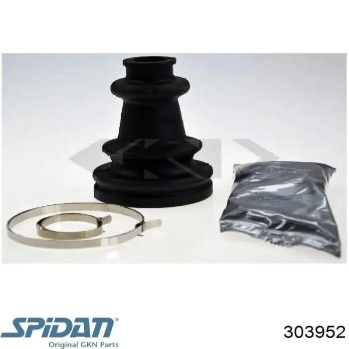 Osłona przegubu homokinetycznego półosi przedniej zewnętrzna 303952 GKN-Spidan