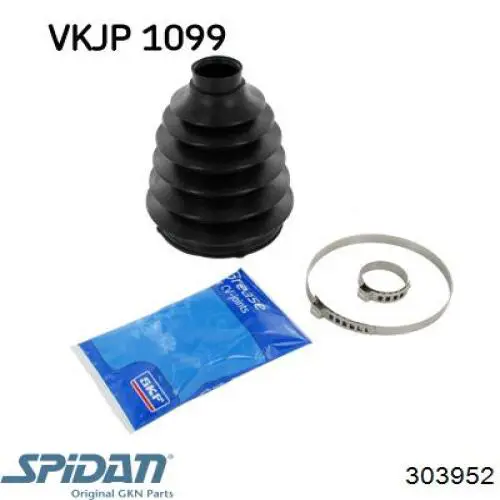 303952 GKN-Spidan Osłona przegubu homokinetycznego półosi przedniej zewnętrzna