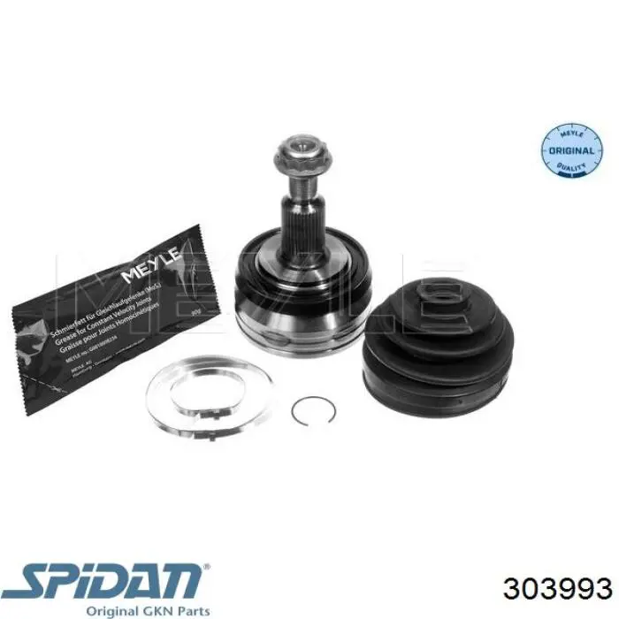 Przegub homokinetyczny przedni zewnętrzny GKN-Spidan 303993 cena, od 46,82 USD