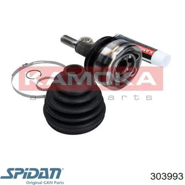 Przegub homokinetyczny przedni zewnętrzny 303993 GKN-Spidan