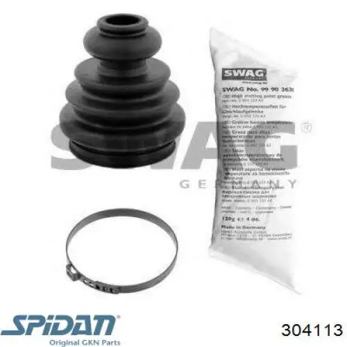 Osłona przegubu homokinetycznego półosi przedniej wewnętrzna GKN-Spidan 304113 cena, od 15,25 USD